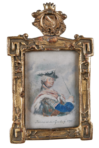 Chodowiecki, Daniel Nikolaus: Miniaturbild von Friedrich II. in...