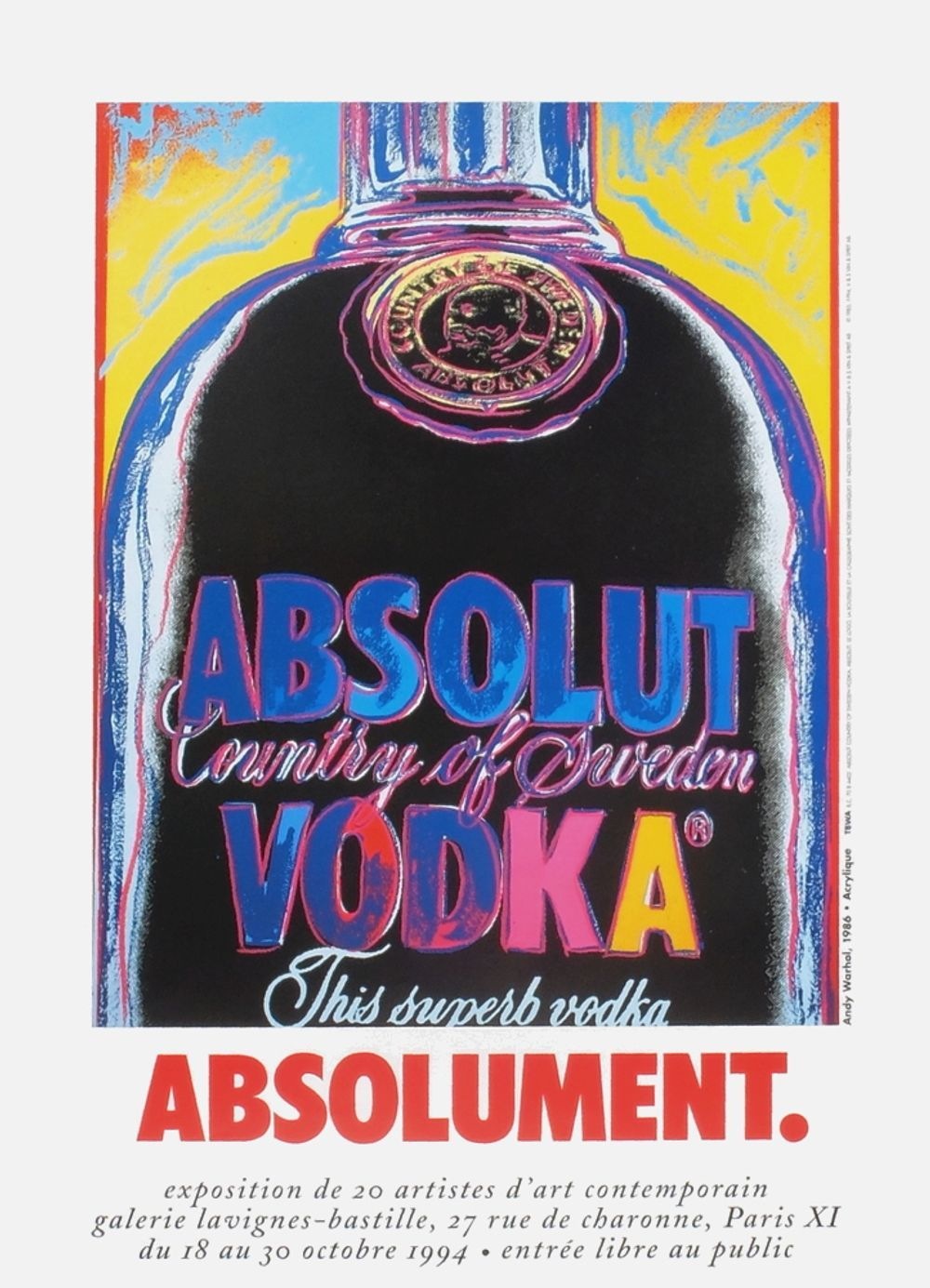 Andy Warhol - Absolut Vodka, 1994
